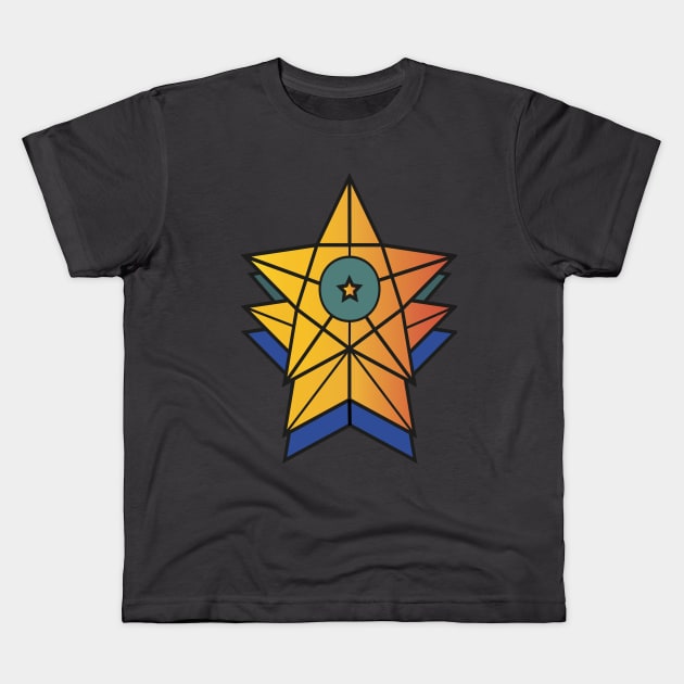 stars Kids T-Shirt by Aminov-Store